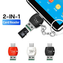 Anndo-lector de tarjetas USB tipo C, adaptador para Xiaomi 8 9 Note TF, lector de tarjetas de memoria, portátil, OTG, para Samsung 2024 - compra barato