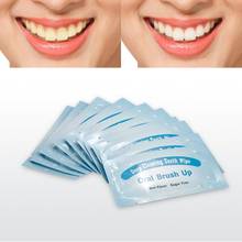 10pcs Health Teeth Whitening Oral Brush Up Cleaning Mint Fresh Wipes Finger Wipe Tooth Cleaning Oral Hygiene Toothpaste 2024 - buy cheap