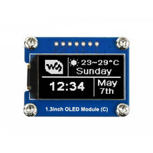Универсальный модуль Waveshare 64x128, OLED-дисплей 1,3 дюйма 2024 - купить недорого