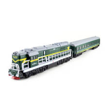 Diecast Metal Toy/Sound & Light Pull back Car/Classical DongFeng Locomotive Train/For children's gift or collection 2024 - buy cheap