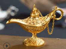 mental wholesale Zinc alloy crafts Aladdin-lamps Classic metal crafts Wishing lamps Aromatherapy stove Home furnishings 2024 - buy cheap