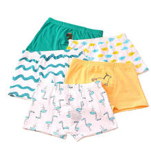 Cuecas boxer infantil, roupa íntima para crianças, 5 modos 2024 - compre barato