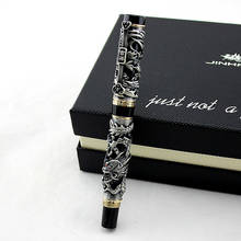 Jinhao-bolígrafos de bola de dragón y Fénix, plumas de regalo de lujo de alta calidad, color plateado, gris y dorado, el último diseño, gran oferta 2024 - compra barato