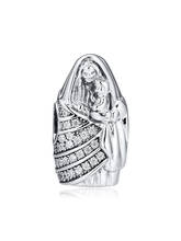 DIY Fits for Pandora Charms Bracelets Blessed Virgin Mary Beads 100% 925 Sterling-Silver-Jewelry Free Shipping 2024 - buy cheap