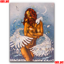 Diy pintura diamante lida e o cisne quebra-cabeça quadrado completo pintura redonda ponto cruz 5d strass mosaico presente decoração de casa 2024 - compre barato