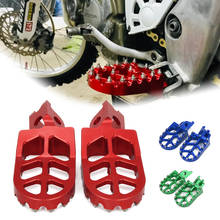 Motorcycle CNC FootRest Footpegs Foot Pegs Pedals Rests For Kawasaki KX250F KX250 KX450F KX450 KLX450R KX 250 450 F KLX 450 R 2024 - buy cheap