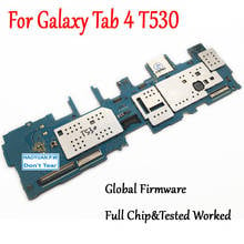 Tested Full Work Unlock Original Motherboard For Samsung Galaxy Tab 4 10.1 T530 WIFI Logic Circuit Electronic Panel Global 2024 - buy cheap