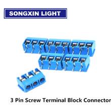 10PCS 3 Pin Screw Terminal Block Connector 5mm Pitch 5.08-301-3P 301-3P 3pin 2024 - buy cheap