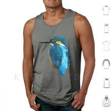 Kingfisher Tank Tops Vest Sleeveless Kingfisher Bird Nature Vector Blue Nature Art King Nature Addict 2024 - buy cheap