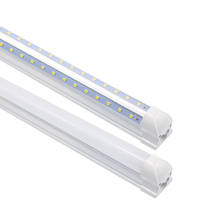 2FT T8 LED Tube Clear / Milky Cover 2835 SMD 2000 Lumens T8 V-Shape Integrated LED Tube Bar AC85V-265V 20W 96pcs LED Light Tube 2024 - buy cheap