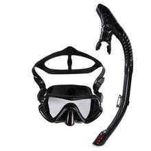 Adults Professional Scuba Diving Mask Snorkel Anti-Fog Goggles Glasses Set Silicone Swimming Fishing Snorkeling Equipment 2024 - buy cheap