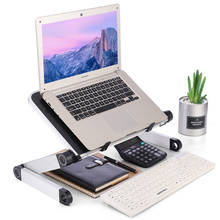 Mesa ajustable para ordenador portátil, escritorio plegable de aluminio para cama, estudio, Picnic y trabajo 2024 - compra barato