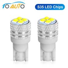 Lâmpada led t10 w5w para seta de carro, 194 168, luz para leitura da placa, apuramento de luz, 6000k, branco, vermelho, amarelo, gelo azul, 12v 2024 - compre barato