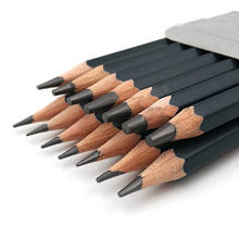 Набор профессиональных карандашей для рисования скетчей HB 2B 6H 4H 2H 3B 4B 5B 6B 10B 12B 1B, 14 шт., принадлежности для рисования, принадлежности для канцелярских принадлежностей 2024 - купить недорого