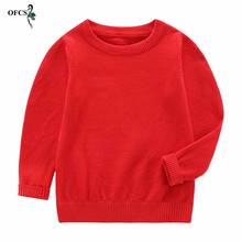 Suéter de punto para niños y niñas, jerseys de otoño e invierno, tamaño 90-150 2024 - compra barato