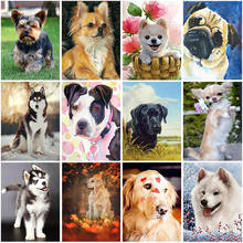 5D DIY Diamond Painting Dog Full Square/Round Diamond Embroidery Sale Animal Rhinestone Picture Cross Stitch Kit Home Decoration 2024 - buy cheap