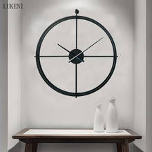 Relógio de parede metálico, relógio de parede moderno e criativo simples de decoração para casa, preto, dourado, 24 polegadas 2024 - compre barato