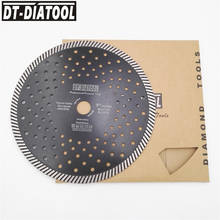 DT-DIATOOL 2pcs 230mm/9inch Diamond Hot Pressed Narrow Turbo Blades Cutting Discs For Granite Marble Stone Saw Blades 2024 - buy cheap