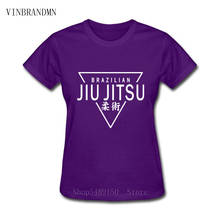 Funny Brazilian Jiu Jitsu T-Shirts MMA JUDO Tops Gesture Jiu-Jitsu Go Train Clothing Jiu Jitsu Tshirt Women Karate T Shirt Femme 2024 - buy cheap