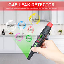 HABOTEST HT61 Gas Leak Detector Alarm Combustible Gas Detector with Audible for All Types of Flammable Gases Methane Natural Gas 2024 - buy cheap
