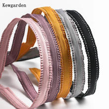 Kewgarden 15mm 5/8"  Dotted Line Stripe Ruffle Grosgrain Ribbon Handmade Tape DIY Hairband Accessories Packing Webbing 10 Yards 2024 - compre barato