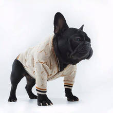 Suéter de buldogue francês, roupa de cachorro, casaco com capuz para cães e gatos, peça quente para inverno whc03 2024 - compre barato