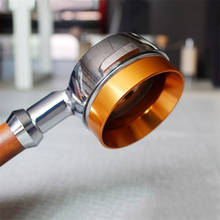 58mm ímã de dose inteligente anel brewing bowl café em pó para espresso barista ferramenta funil portaffiter 2024 - compre barato