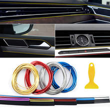 5M/lot Car Interior Mouldings Door Edge Strip Auto Accessories Universal DIY Decoration Trims Dashboard Automobile Car Styling 2024 - buy cheap