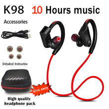 XEDAIN-auriculares inalámbricos con Bluetooth, cascos deportivos de graves con micrófono, impermeables, para teléfonos iPhone y Xiaomi 2024 - compra barato