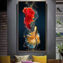 Fish Printed princess Goldfish diy Diamond Cross stitch,5d diamond Embroidery kit Needlework Full drill Koi Home Decor 2024 - buy cheap