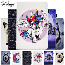 Cover Coque For Samsung Tab A6 10.1 SM-T580 Cartoon Dog Leather Case For Samsung Galaxy Tab A 6 2016 10.1 T585 T580 Covers Cases