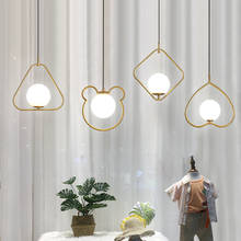 Modern Pendant Lights Luminaire Industriel Hanging Lamp Lustre Kitchen Suspension Glass Ball Bedroom Iron Decor Light Fixtures 2024 - buy cheap