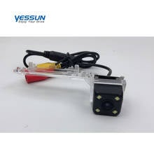 Yessun câmera de visão traseira para carro volkswagen, vw passat b6 cc touran caddy, câmera de ré com 4 leds mccd, olho de peixe hd de 175 graus, com câmera traseira/carcam 2024 - compre barato