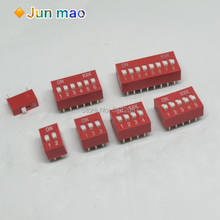 10pcs Slide Type Switch Module 1 2 3 4 5 6 7 8 10 PIN 2.54mm Position Way DIP Pitch Toggle Switch Blue/Red Snap Switch Dial Swit 2024 - buy cheap