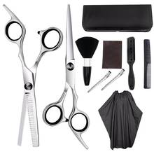 Professional Hairdressing Scissors Kit Hair Cutting Scissors Hair Scissors Tail comb Hair Cape Hair Cutter Comb 2024 - buy cheap