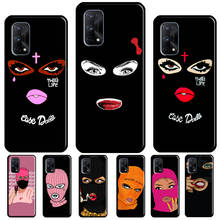 Masked Goon Thug Life Teared Girl Case For Realme 8i 9i 8 9 Pro C21 GT Neo 2 Master Cover For OnePlus 9R 8T Nord2 9 10 Pro 2024 - buy cheap