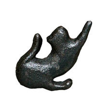 Variety Cast Iron Cute Cat Style Door Drawer Cabinet Wardrobe Pull Handle Knobs Vintage Rural Furniture Hardware 2024 - buy cheap