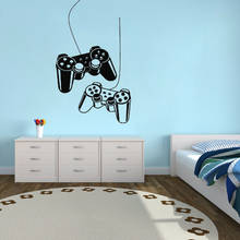 Boys Room Joystick Wall Decals Vinyl Stickers Play Game Murals Removable Bedroom Home Decor G7 2024 - buy cheap