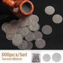 500pcs/Pack Stainless Steel Tobacco Metal Filters Smoke Pipe Screen Gauze Multifunctional Hookah Water Pipe Smoking Accessories 2024 - buy cheap