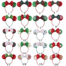 Diadema de Navidad para niños y adultos, accesorios para el cabello con orejas de ciervo para fiesta de Navidad, ofertas de Santa, banda para el pelo con cierre, CH08, 1 unidad 2024 - compra barato