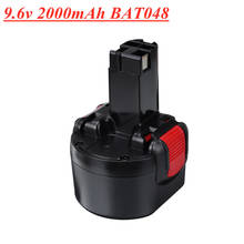 9,6 V 2000mAh Ni-CD аккумуляторная батарея электроинструменты батарея для Bosch PSR 960 BH984 BAT048 BAT119 2024 - купить недорого