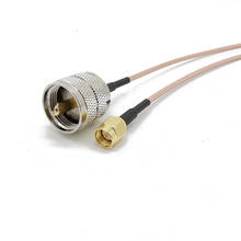 Cable de extensión SMA macho a UHF PL259 macho RG316 para Radio Ham, adaptador de enchufe UHF a SMA, Cable Coaxial RF 2024 - compra barato