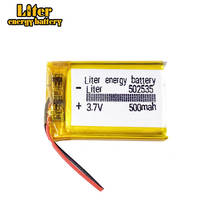 502535 3,7 V 500MA polímero de litio li-po li-ion baterías recargables para Mp3 MP4 MP5 GPS móvil 2024 - compra barato