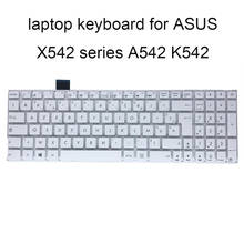 Сменные клавиатуры для ASUS vivobook X542 BA BP UA UN UR UQ UF A542 K542 FR Французский белый KB 0KNB0 610XFR00 MP 13K9 абсолютно новый 2024 - купить недорого