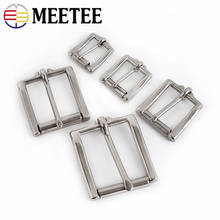 Meetee 1pc/2pcs 17/20/26/34/38mm Stainless Steel Belt Buckle Head Bag Strap Adjust Pin Buckles DIY Luggage Hardware Accessories 2024 - buy cheap