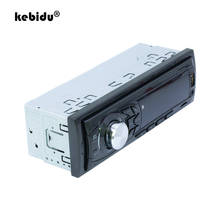 Kebidu-som automotivo com bluetooth, rádio estéreo fm, entrada/usb 12v, rádio para automóvel, mp3 player, bluetooth, entrada sd, usb, 1 din 2024 - compre barato