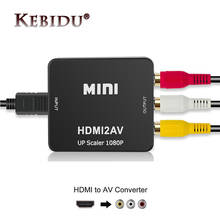 1080P Mini HDMI-compatible to VGA RCA AV Adapter Converter with 3.5mm Audio cable VGA2AV/CVBS+Audio to PC HDTV Video Converter 2024 - buy cheap