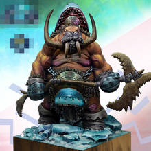 80mm Resin Model figure GK Fynnar - the Arctic Minotaur Fantasy theme Marine animal series Unassembled and unpainted kit 2024 - buy cheap