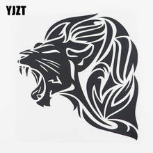 YJZT-pegatina de vinilo para coche de 15, 2cm x 16,7 cm, León Tribal rugiente, animales africanos, negro/plata 8A-0111 2024 - compra barato