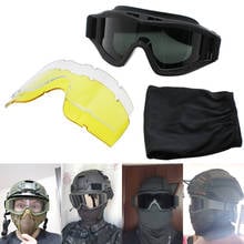 Military Army Shooting Hunting Combat Safety Googles Glasses Tactical Paintball Airsoft Googles Outdoor Sports Mens Glasses 2024 - buy cheap